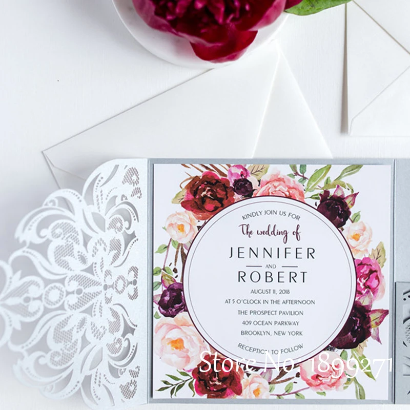 Горячая Распродажа вечерняя элегантная свадебная открытка ручной работы