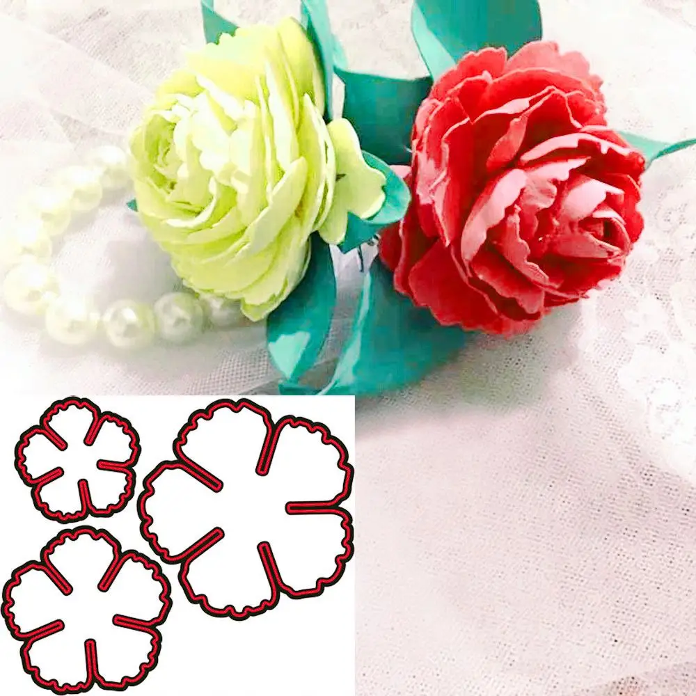 Цветок цветок металлические Вырубные штампы для рукоделия скрапбукинга альбома
