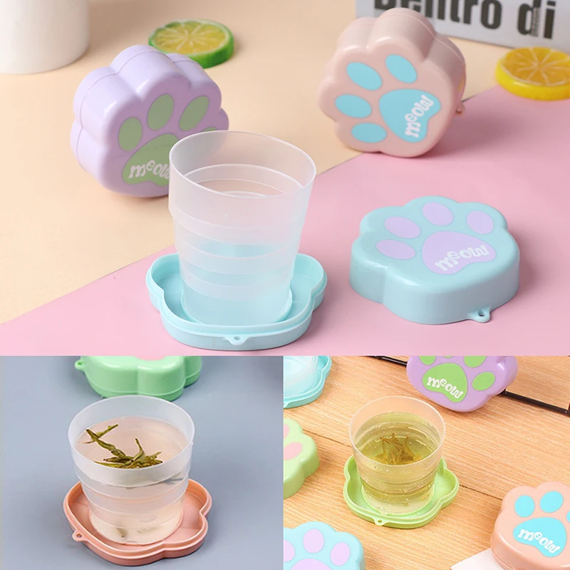 Складная чашка для воды силиконовая креативная с когтями путешествий