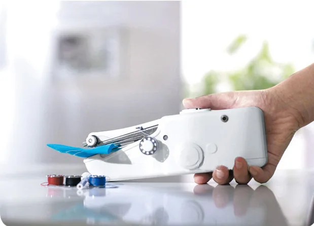 

Hand-Held Portable Sewing Machine Handy Stitch Multifunctional Mini Electric Sewing Machine Manual Sewing Machine
