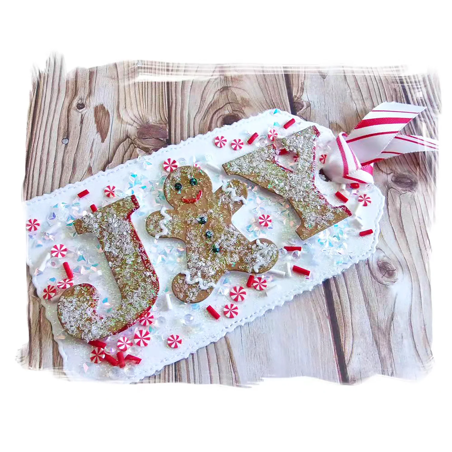 Трафарет для вырезания текста в виде рождественской елки пряника человечка