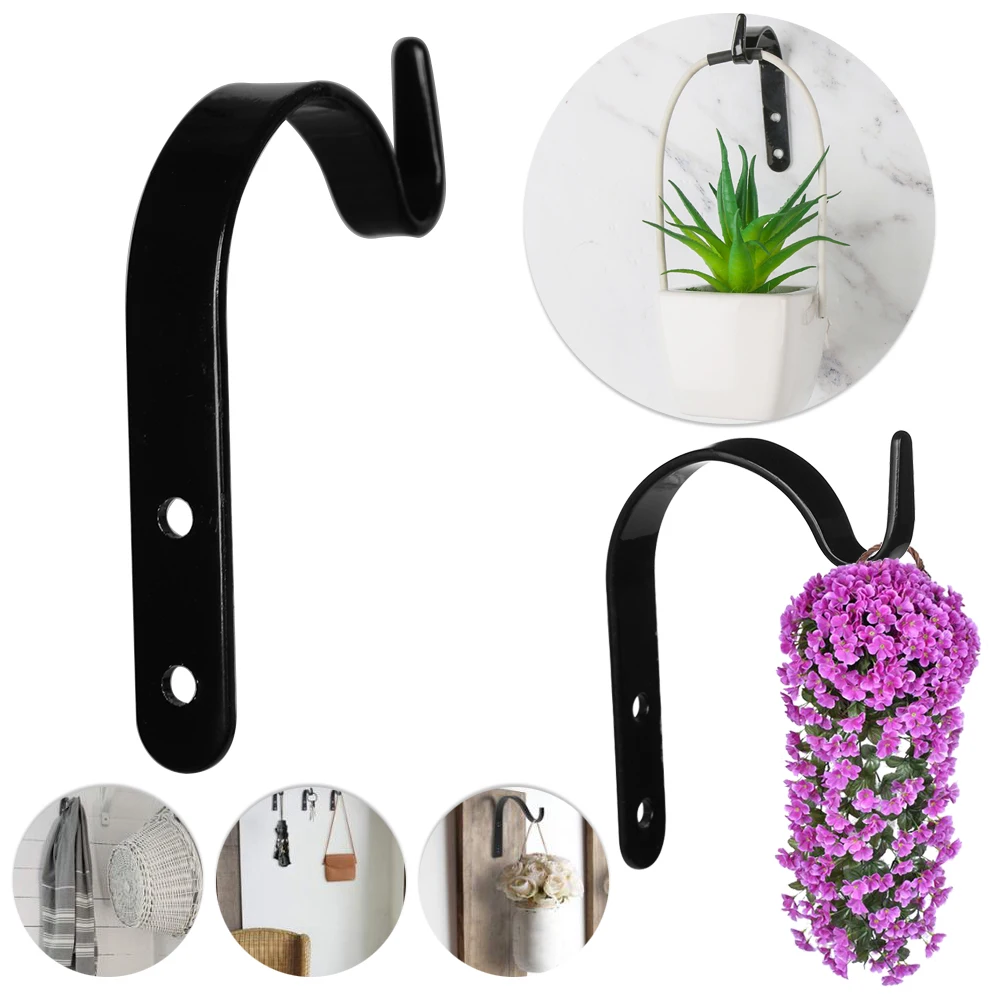 1/4 шт. железные подвесные крючки полка винтажный садовый плантатор кронштейн