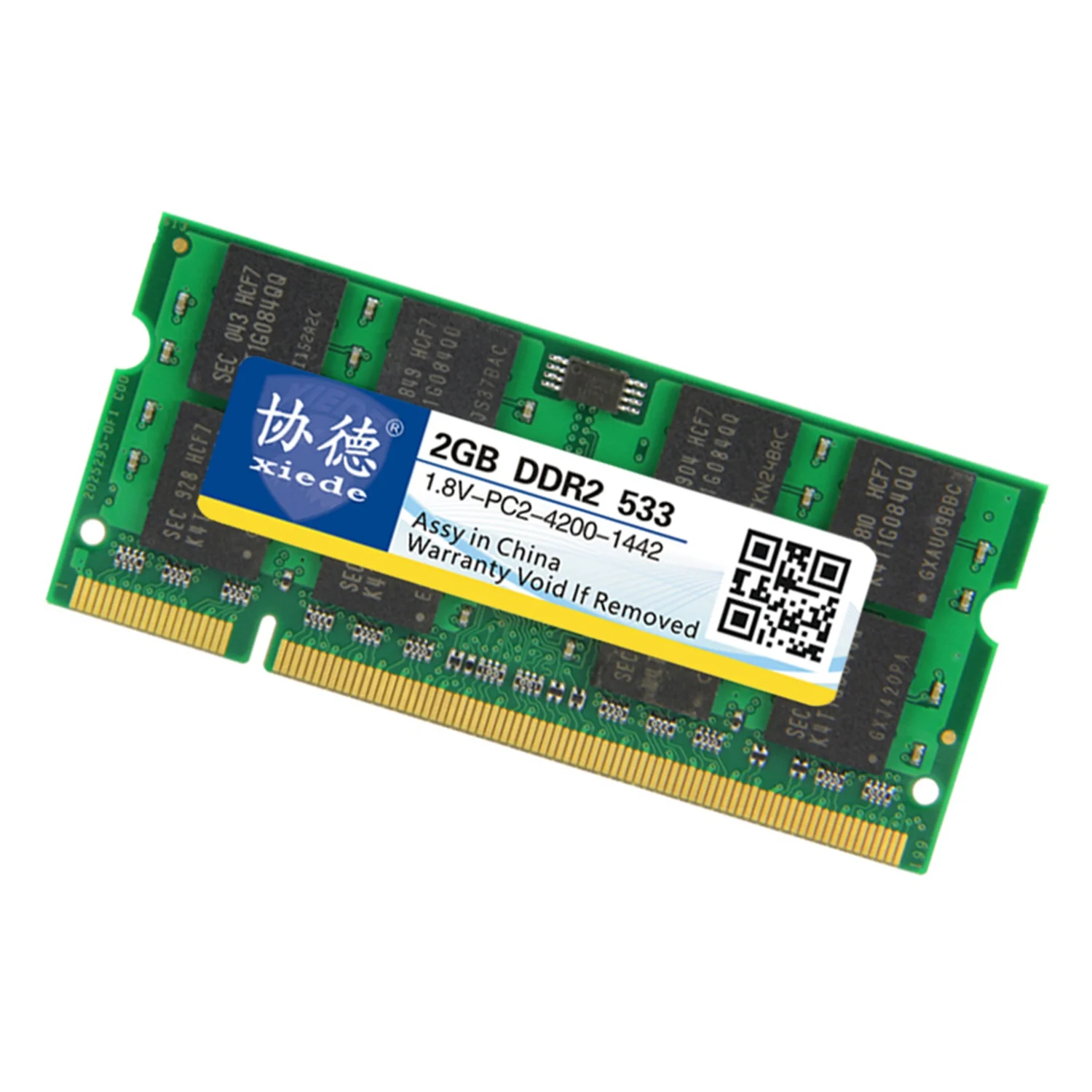 Модуль оперативной памяти для ноутбука Xiede Ddr2 533 2 Гб Pc2 4200 240Pin Dimm 53 Гц