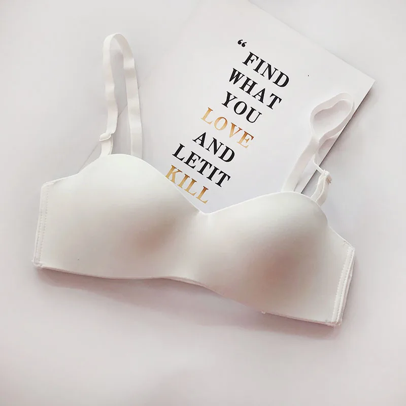 1 шт. Женский бесшовный бюстгальтер с пуш-ап без косточек подкладкой антитонкой