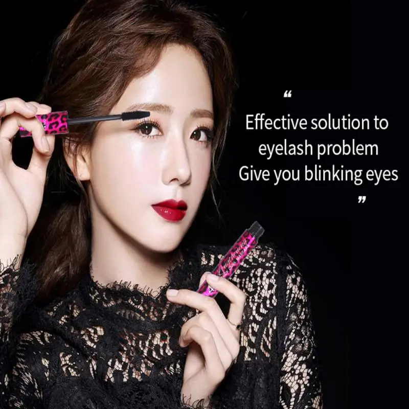 Красная леопардовая тушь для ресниц водоСТОЙКАЯ и потостойкая не рассыхающая