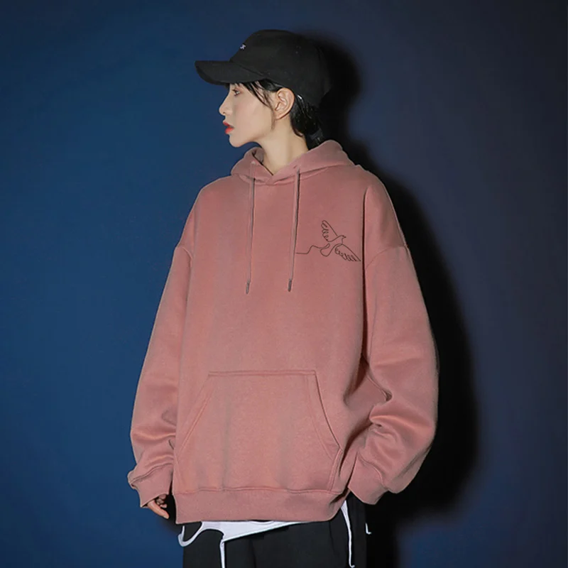 

Print Oversized Hoodie Women's Sweatshirt Hooded Casual Long Sleeve Pullover 2021 Spring Autumn Female Hoodies Sweatshirts