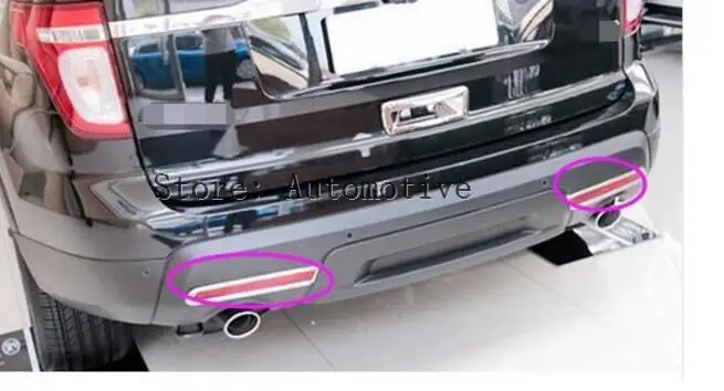 

Задний противотуманный светильник, 2 шт., задний фонарь, накладка, чехол для ford Explore ore 2011 2012 2013 2014