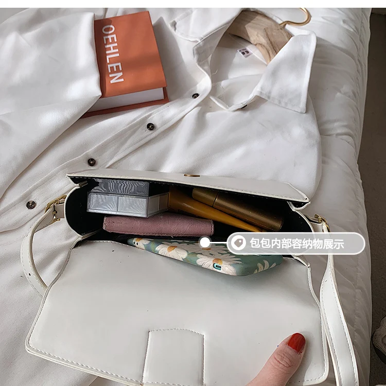 

Niche Design Spring/summer Handbags 2021 New Fashion Messenger Bag High-end HOT Square Bag Underarm Bag Dual-use Bag Width: 24cm