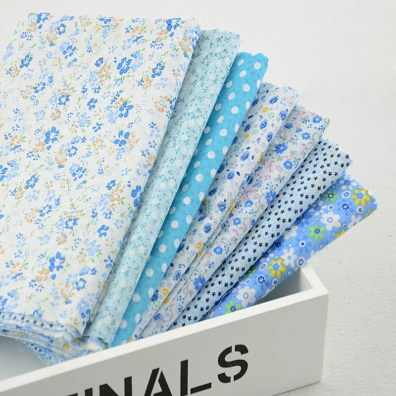 Хлопчатобумажная ткань для скрапбукинга 7 шт./лот 50 см * см|patchwork quilt fabric|quilting