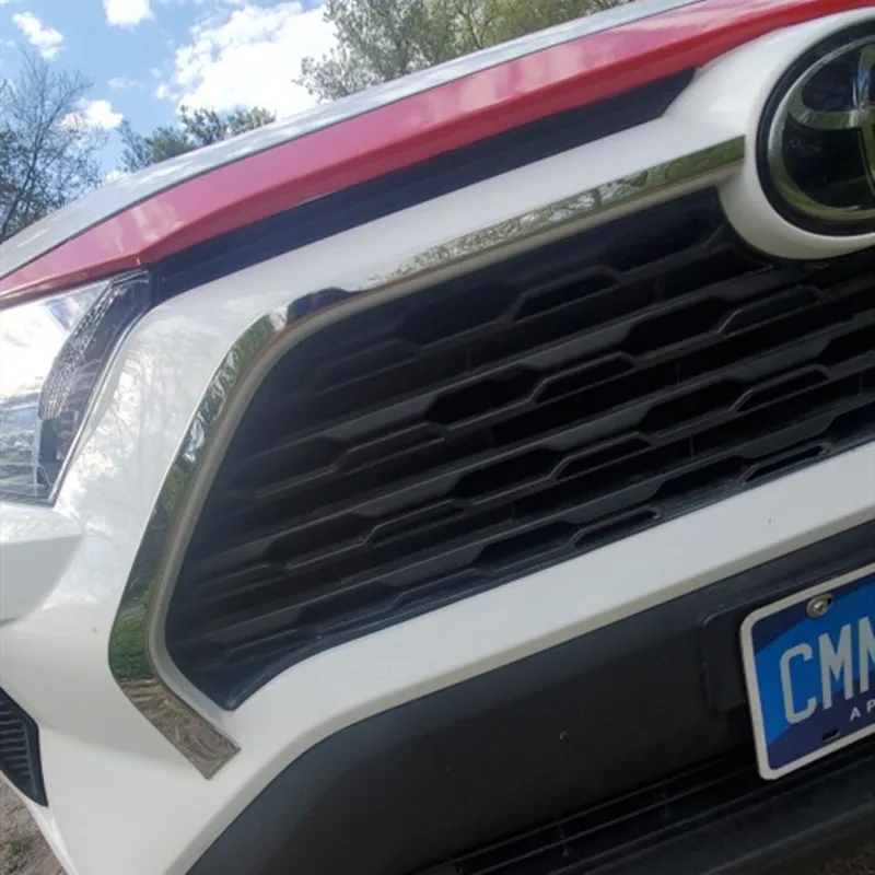 Бамперная решетка декоративные стильные полоски на авто наклейки крышка отделка