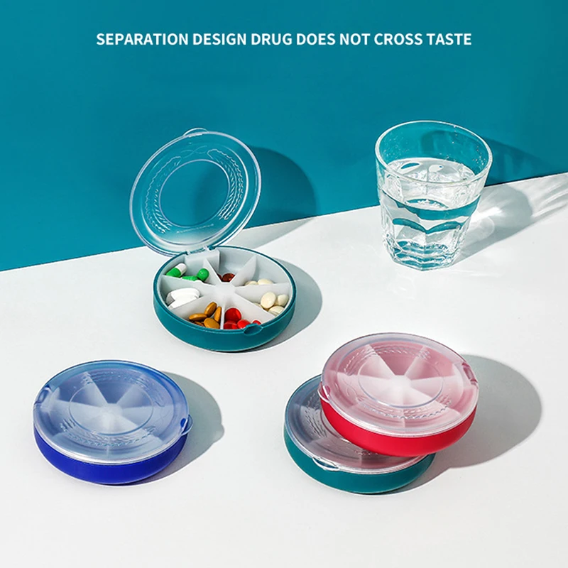 

Weekly Pill Box Case Splitter Tablet Storage Organizer Medicine 7 Day Pill Container For Travel New~