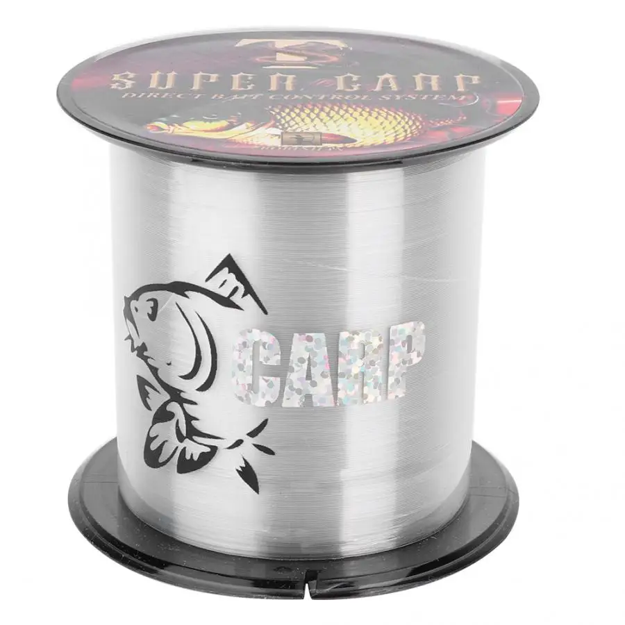 500 м лески нейлоновой нити для ловли карпа сома рыбы с плетеными нитями на