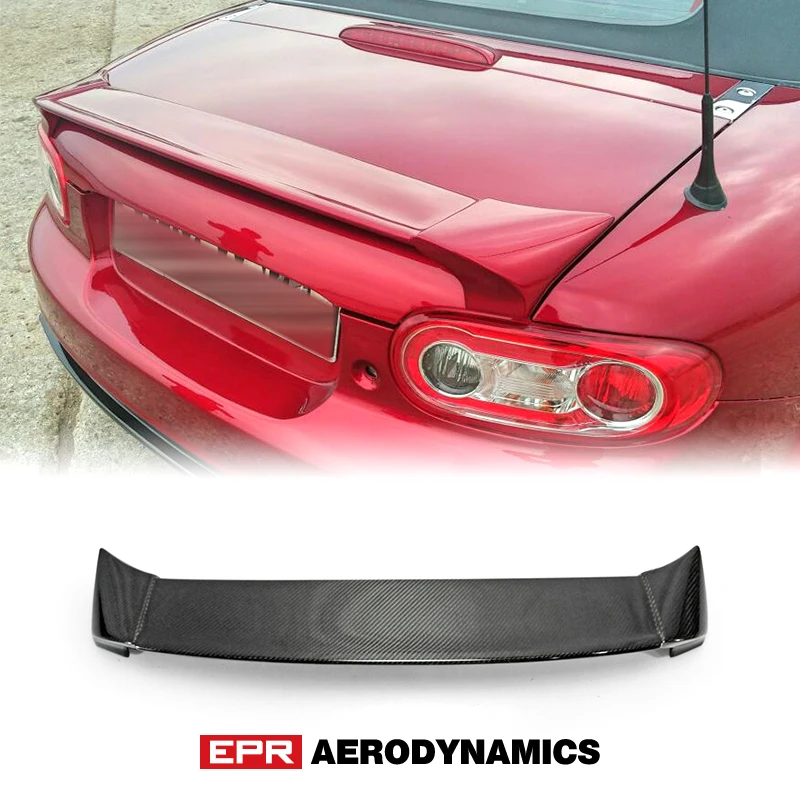 Углеродное волокно RBK Стиль спойлер багажника (только мягкий верх) Глянцевое