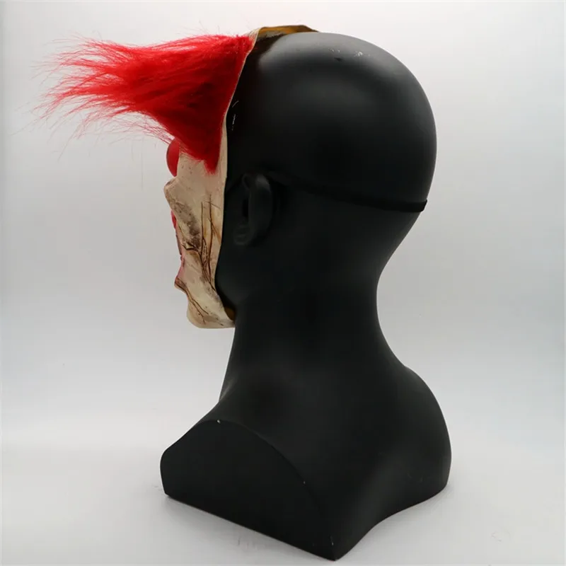 Джокер страшные латексные костюмы для косплея маски волосы клоун это Хэллоуин