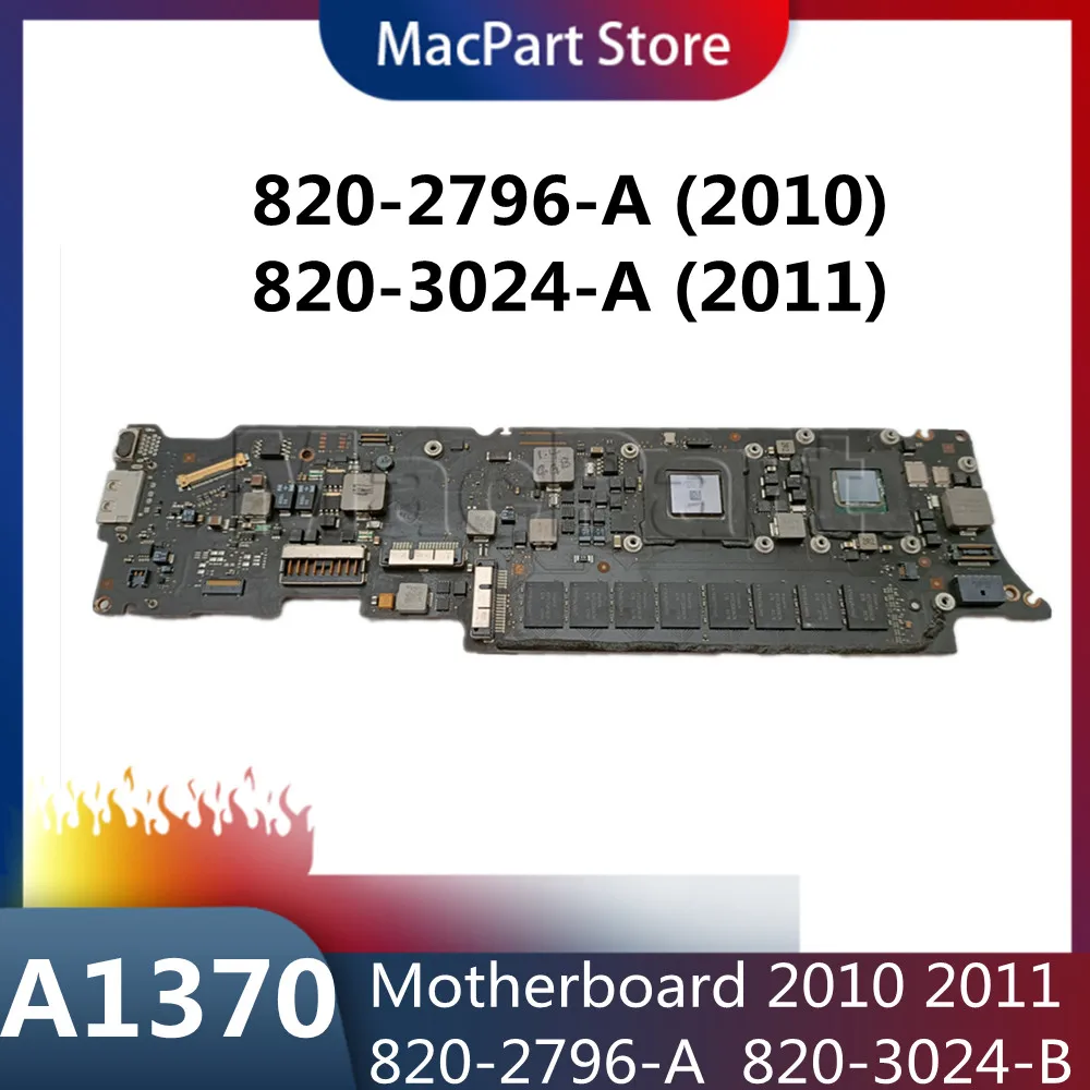 Материнская плата A1370 820-3024-B 820-2796-A для MacBook Air 11 &quot материнская Core i5 i7 2 ГБ 4 конец 2010