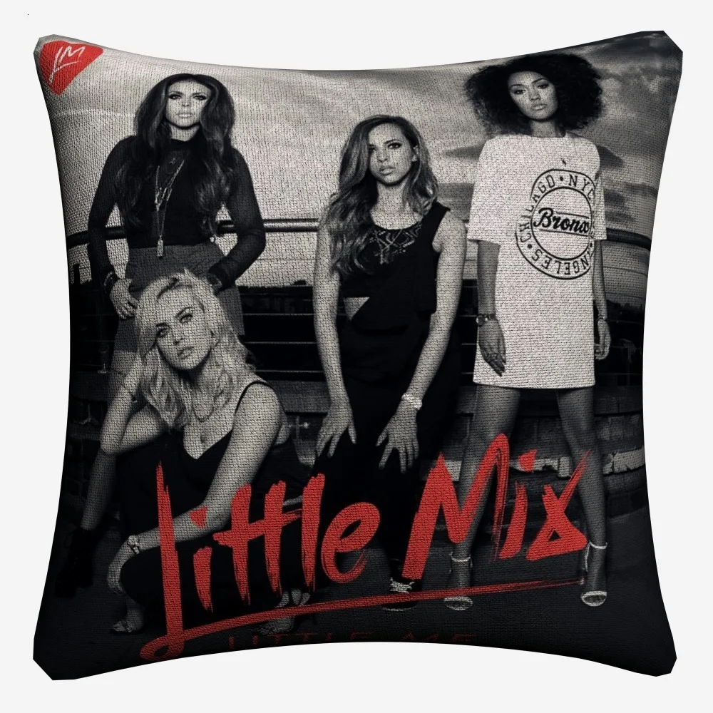 Little Mix Wings Music Girls Decorative Cotton Linen Cushion Cover 45x45cm Pillow Case For Sofa Chair Home Decor Almofada | Дом и сад
