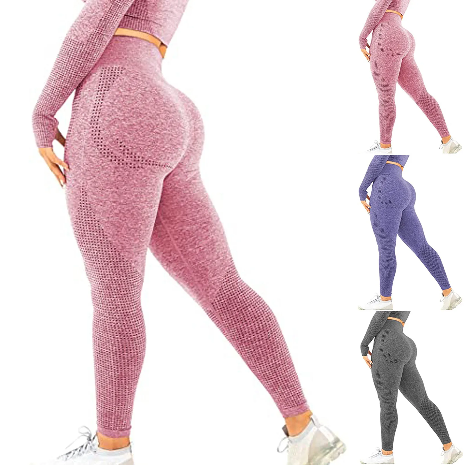 

Yoga Pants Training Leggings Sense Skin-friendly Leggings High-waisted Push-up Pants Women Fashion 38