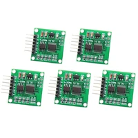 5pcs current to voltage signal module 4 20ma to 0 5v linear conversion transmitter