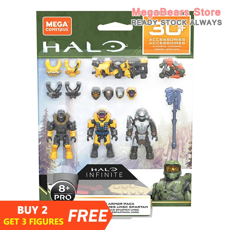 Набор строительных блоков Mega Bloks спартанская Броня Halo GNR27 UNSC строительные игрушки