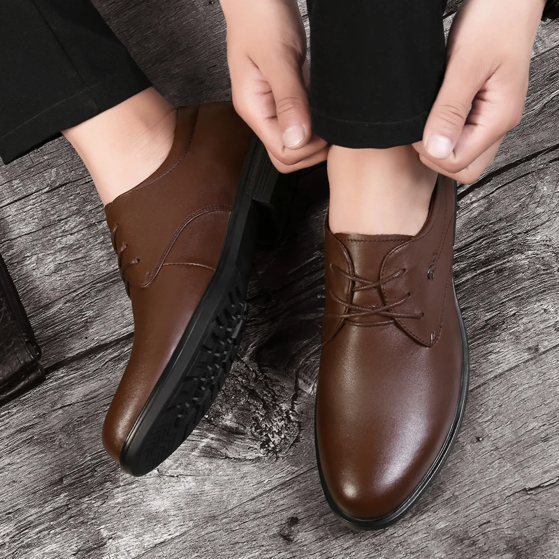 Мужская обувь в деловом стиле классические кожаные свадебные костюмы модные