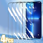 4 шт., защитное закаленное стекло для iPhone 6 7 8 Plus SE X XS XR