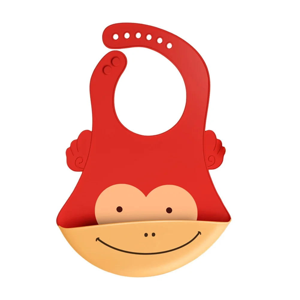 

Baby Silicone Bibs Girl Boy Kid Waterproof Soft Bandana Bib Newborn Saliva Towel Scarf Feeding Bibs With Pocket