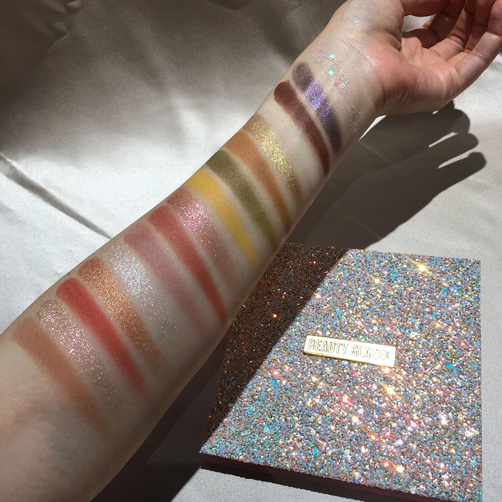 Beauty Glazed 16 цветов открытые тени для век макияж пигменты водонепроницаемые