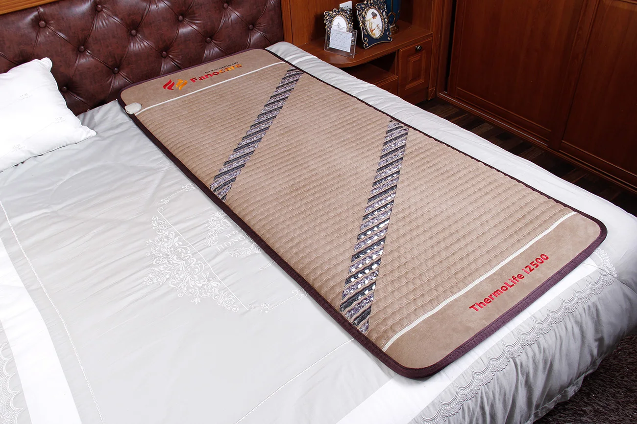 Fanocare Negative Ion Theraml Tourmaline Therapy Gem Mat Healing Properties Amethyst Stone Mattress 80x190cm