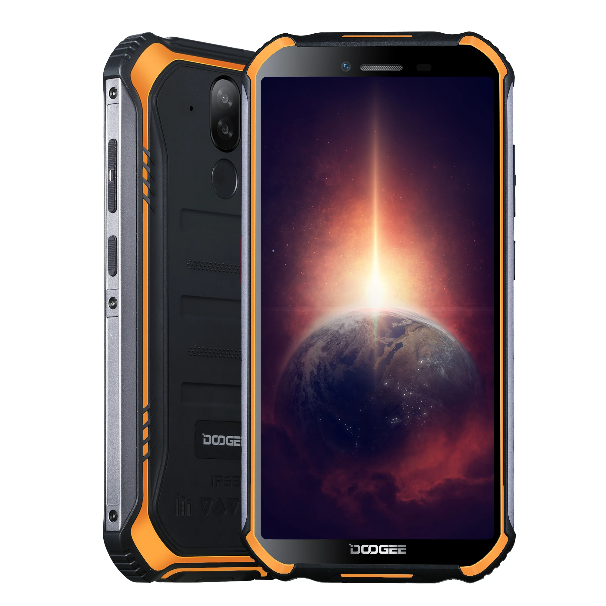 DOOGEE S40 Pro IP68/IP69K Rugged SmartPhone 5.45" NFC 4GB RAM 64GB ROM Helio A25 Octa Core Android 10 4650mAh 13MP Mobile Phone