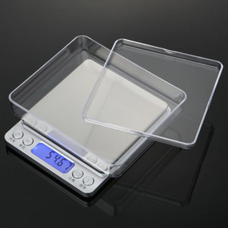 

3000g/0.1g Electronic digital scales Balance scale 500g/0.01g LCD digital Scale