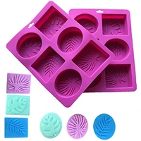 silicone mold for soap making 3d cake maple leaf handmade soaps molds chocolate soap form maker mould
