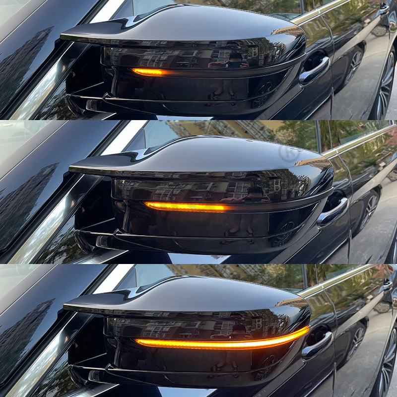 Dynamic Side Rearview Mirror Indicator Blinker LED Turn Signal Light For BMW 5 6 7 8 Series G30 G31 G11 G12 G14 G15 3 Series G20 images - 6