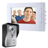 7 inch tft lcd wired door home intercom video doorbell system doorphone ir coms night vision outdoor camera 700tvl color monitor