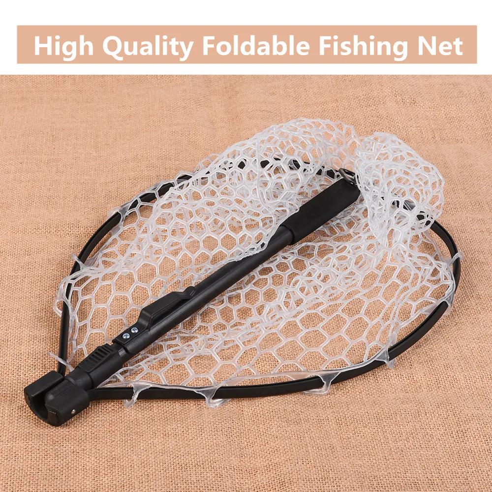 85 см черная алюминиевая легированная быстро складывающаяся ручная сеть высокого