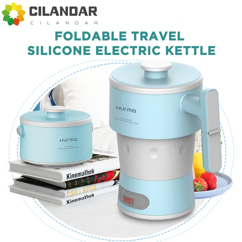 New mi Hurma Portable Electric Kettle Kitchen Appliances Electric Kettle Boil Water Home Travel Foldable 800ML Coffee Teapot