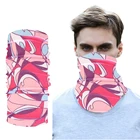Розовый бандана уличный шарф оголовье Пейсли для женщин мужчин Велоспорт Защита от солнца шеи гетры кемпинг деятельности Многофункциональный