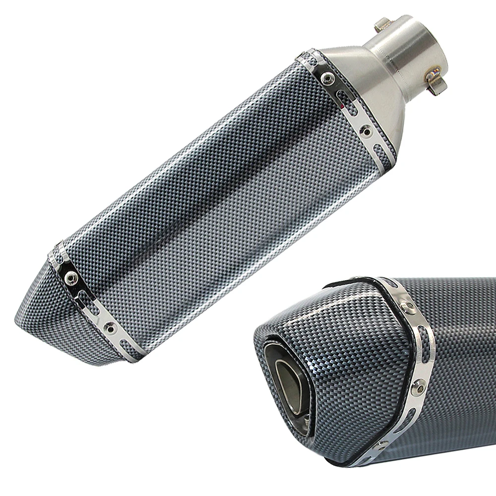 Мотоцикл модифицированный скутер Муфельная выхлопная труба с 51 мм интерфейсом