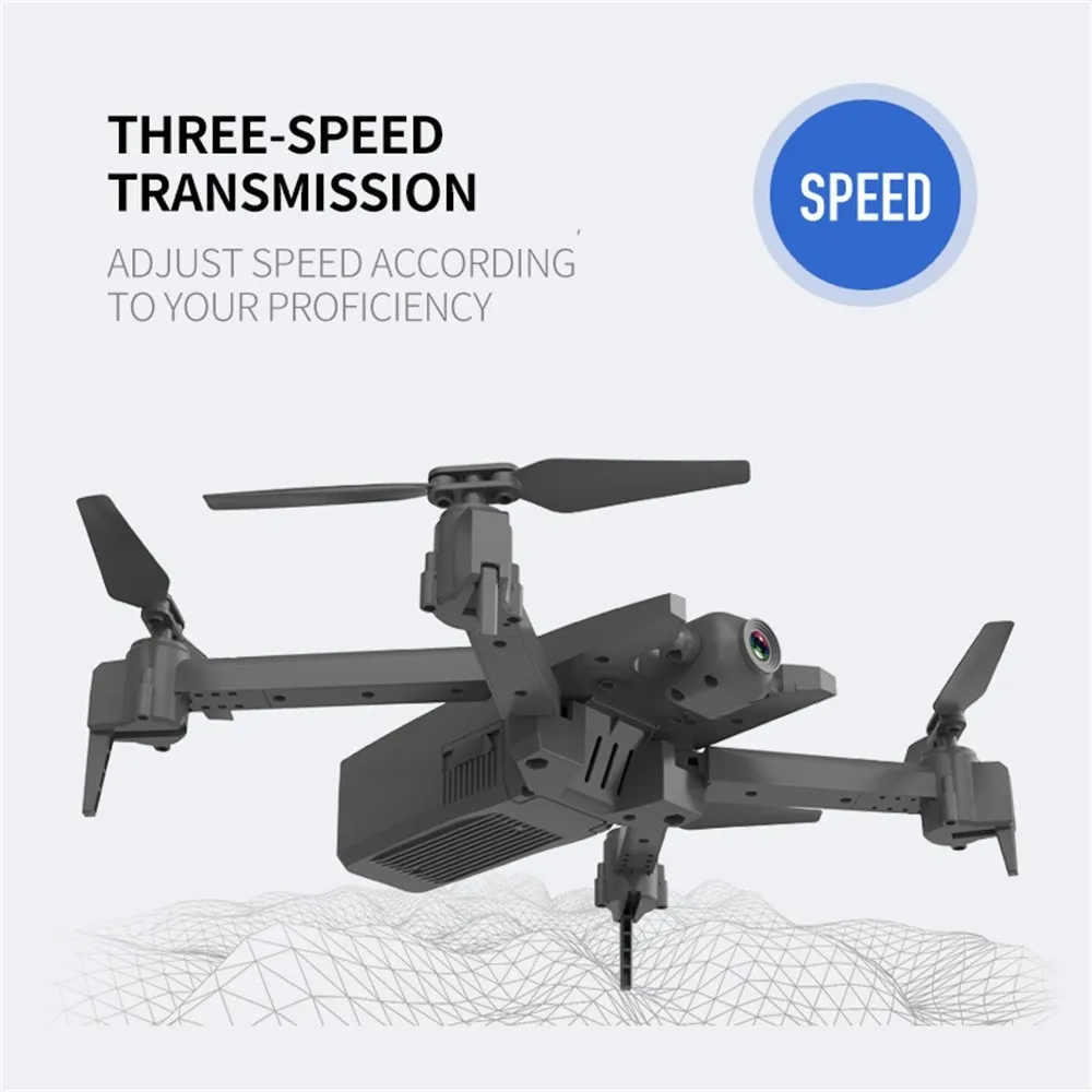 Складной профессиональный Дрон CSJ X4 с 4K HD камерой Wi-Fi FPV оптический поток