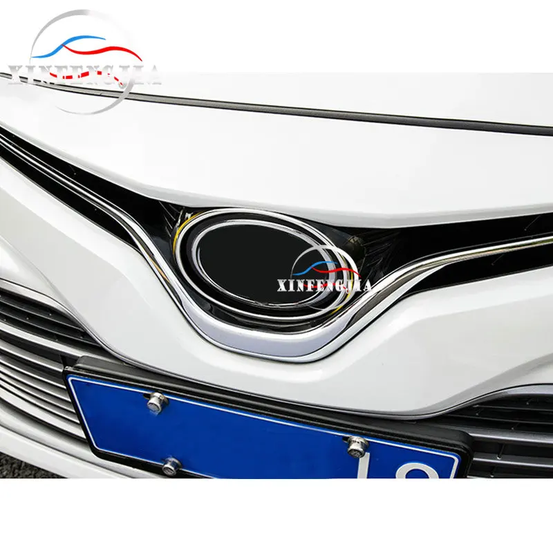 Передняя решетка радиатора из нержавеющей стали для Toyota Camry 18-19 декоративное