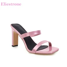 Hot  Brand New Sweet Pink Black Women Sandals Sexy Strange High Heel Nude Lady Party Shoes Plus Big Size 11 43 46 48