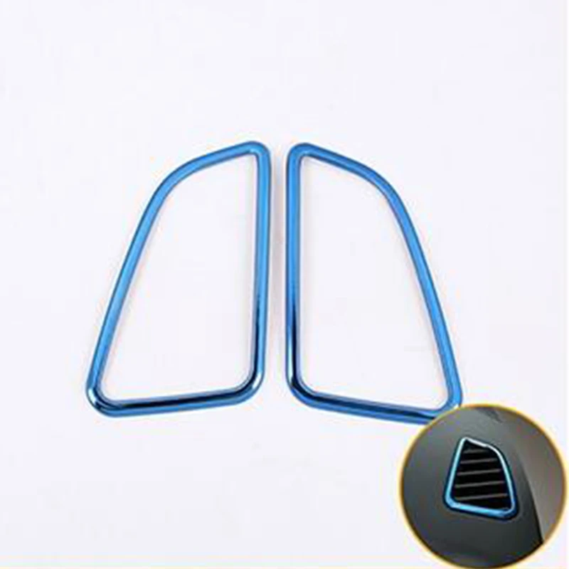 

Car Front Small Air Outlet Decoration Cover Stainless Steel for Renault Alaskan 4WD 2016 2017 2018 Accessories Trim Shell