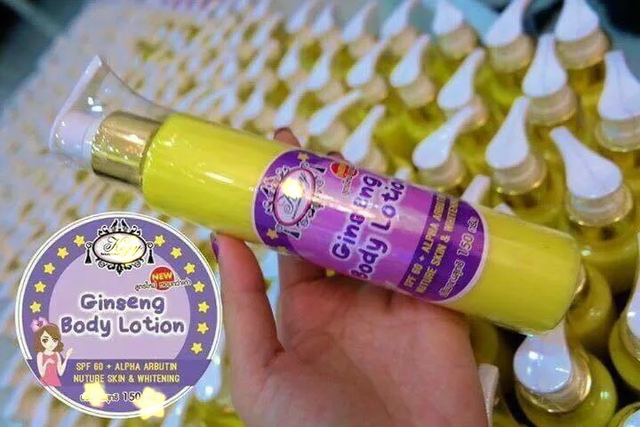 

Ginseng Lightening Body Cream Whitening body lotion SPF60+ Alpha Arbutin