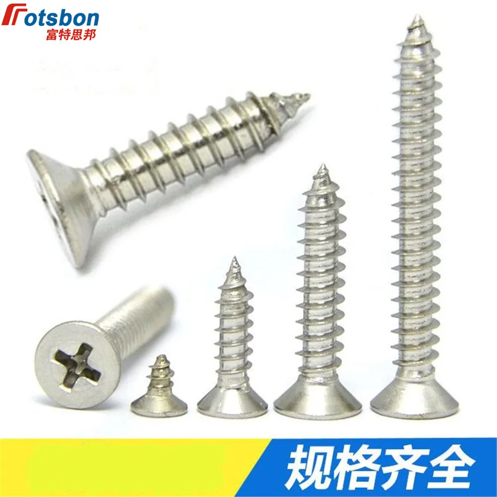 M4 крестовые утопленные винты с плоской головкой потайной из нержавеющей стали
