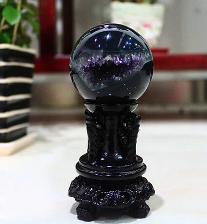 СЖД 904 + натуральный Уругвайский кристалл аметиста украшения в форме пещеры