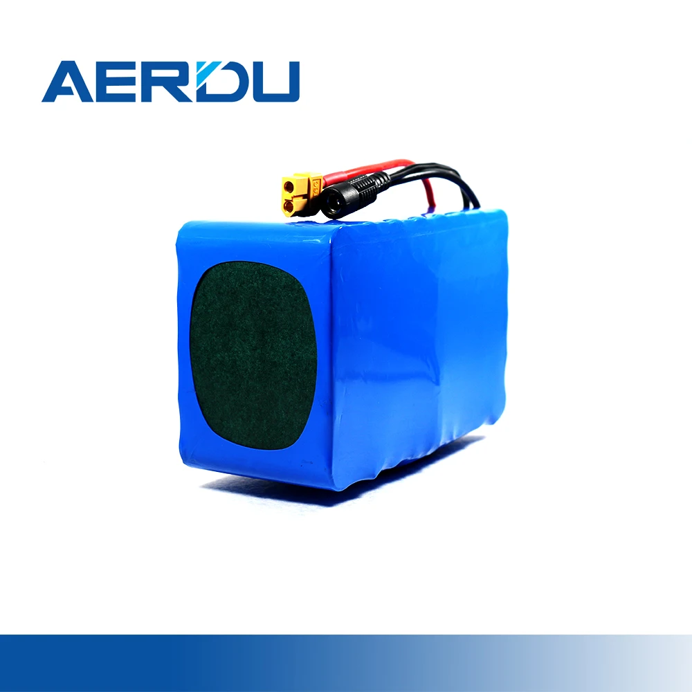 

AERDU 10S4P 18650 li-ion battery pack 36v 14ah rechargeable 37v high power use to electric motor skateboard e-bike car scooter