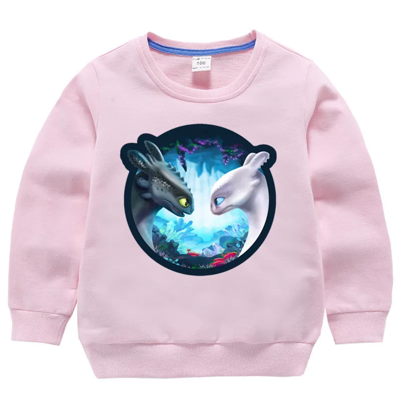 Детские хлопковые толстовки с капюшоном принтом Беззубик ночь хлопковый пуловер