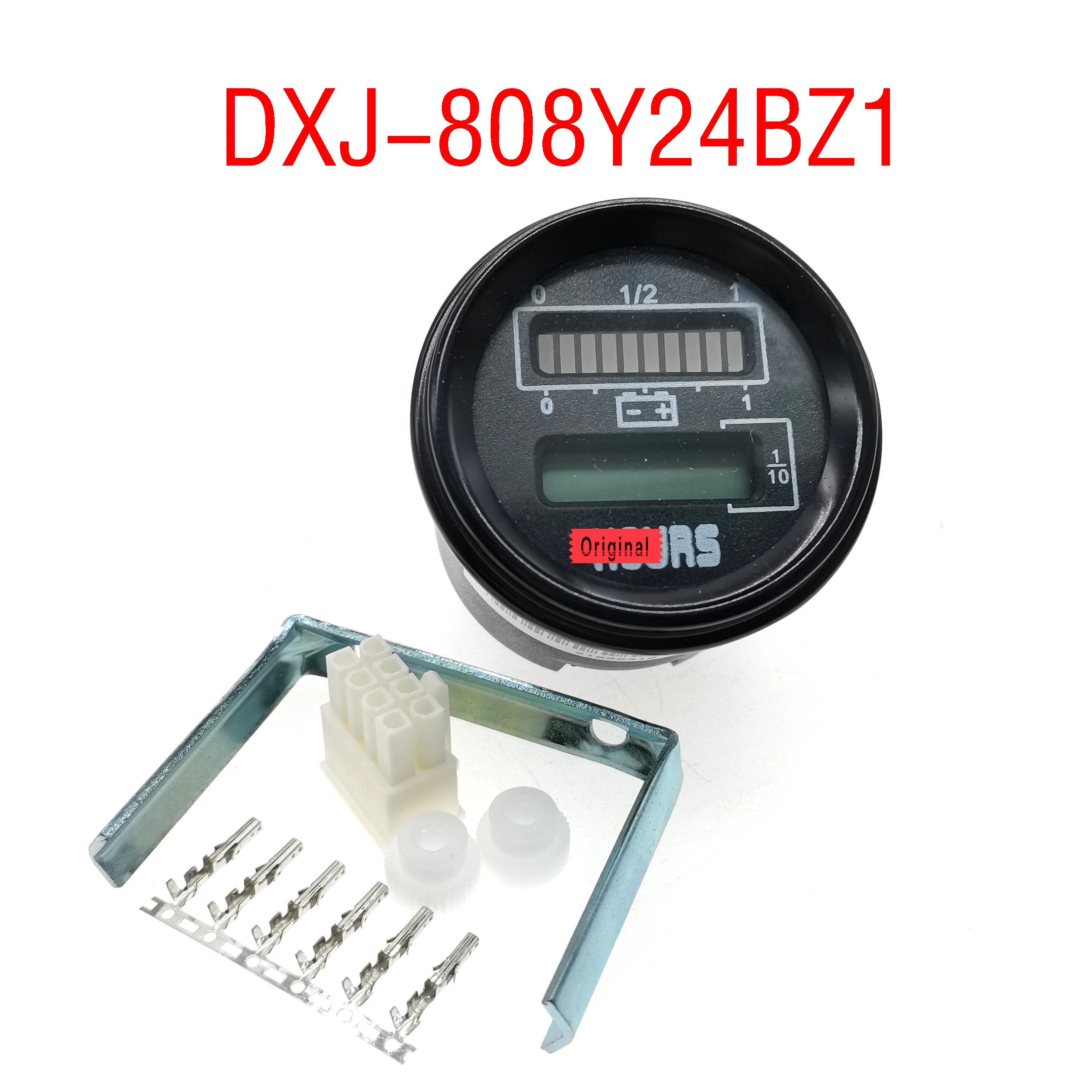 

Supply Home-made Round 24V 803 Battery Indicator Hour Metre DXJ-808Y24BZ1 Replacing Curtis 803 Battery Indicator Hour Metre