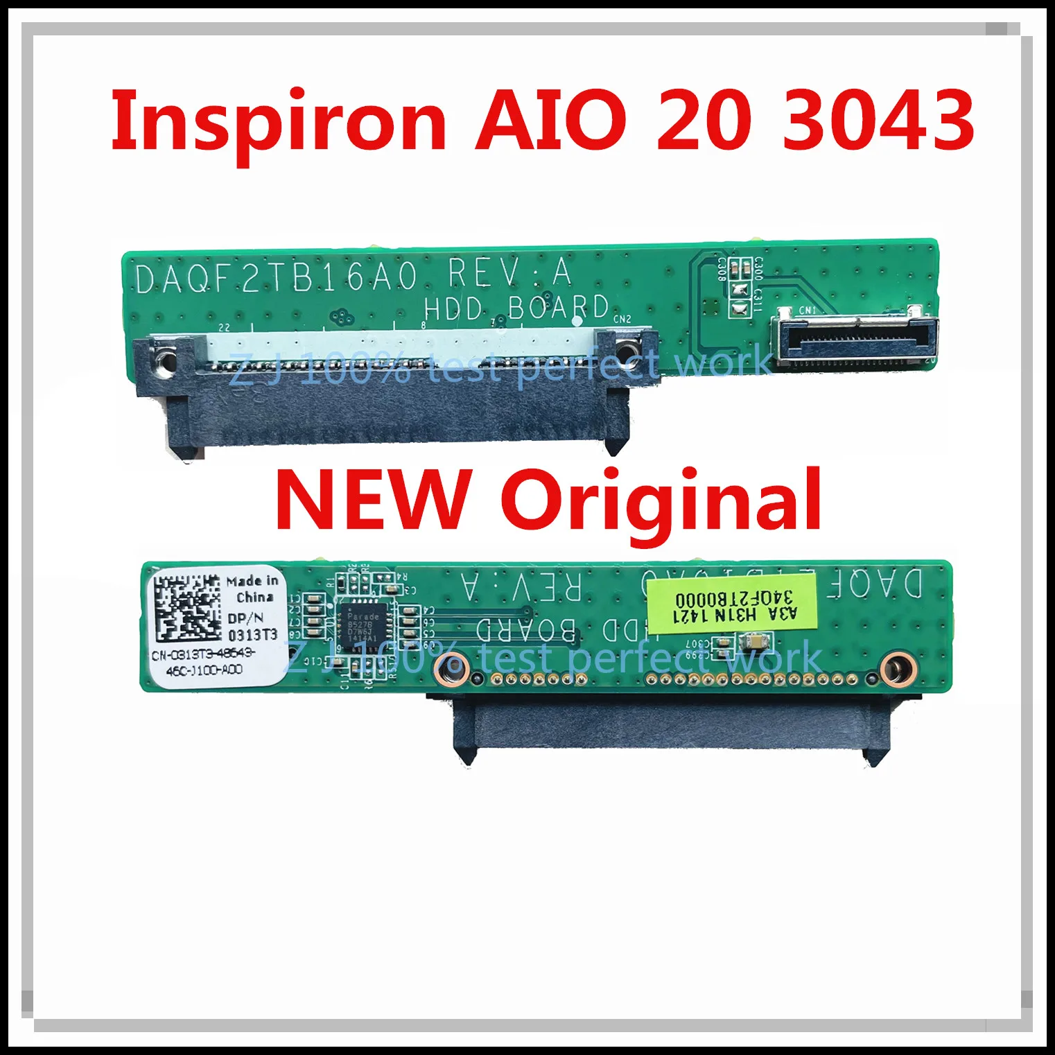 Новый оригинальный разъем для жесткого диска DELL Inspiron AIO 20 3043 DAQF2TB16A0 313T3 0313T3 100%