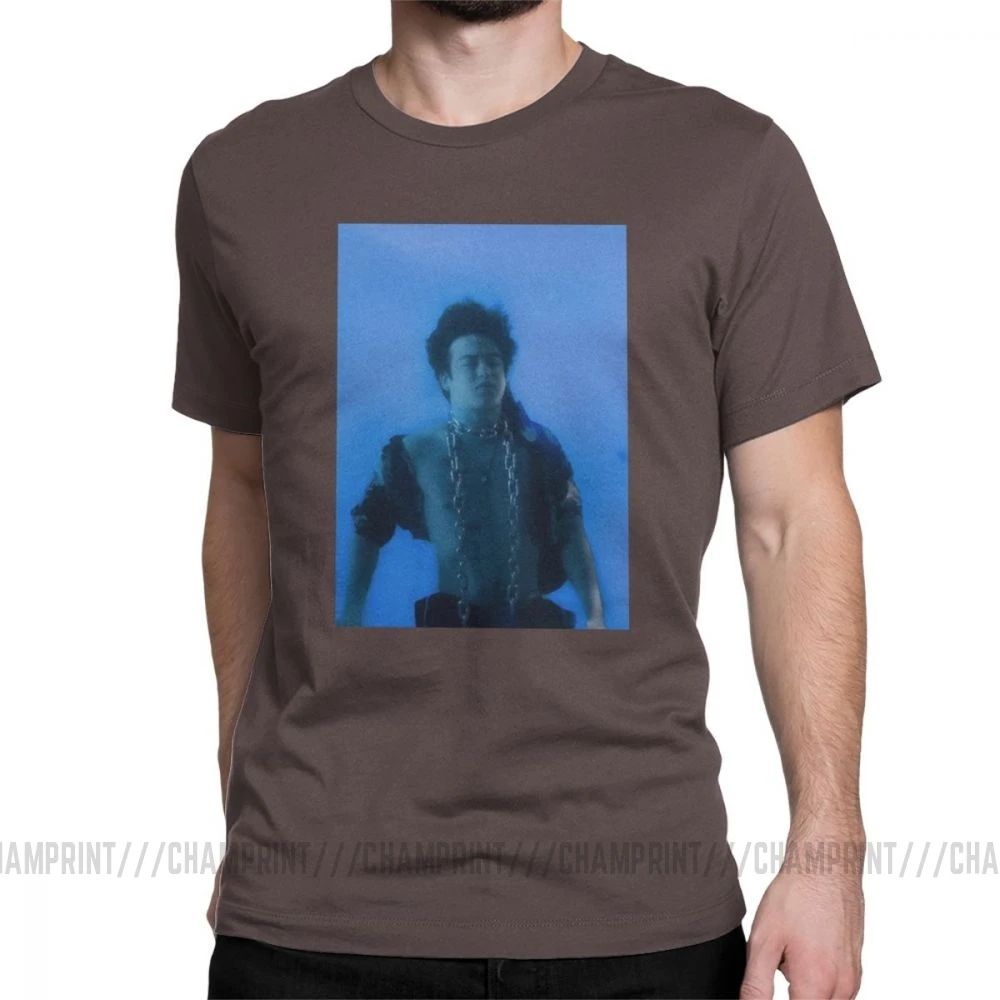 Joji In Tongues футболки для мужчин грязный Франк розовый Guy Meme японский Youtube сумасшедшая хлопковая Футболка короткий рукав Футболка подарок - Цвет: Коричневый