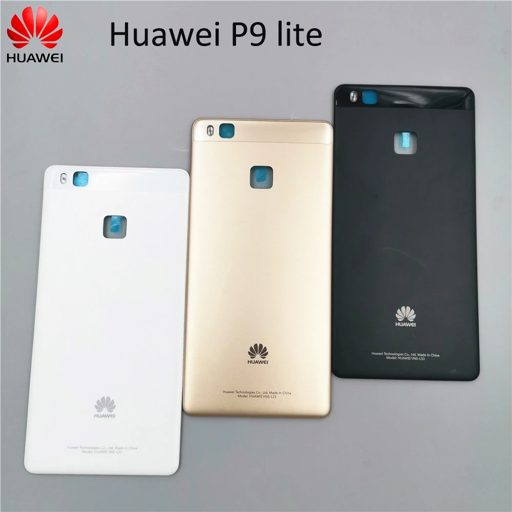 

Оригинальный чехол для батареи Huawei P9 lite, задняя крышка корпуса, запасные части P9lite, задняя дверь, корпус, крышка с жестким пластиком